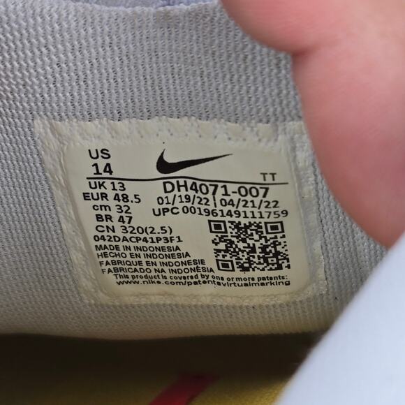 Nike Mens Air Zoom Pegasus 39 Grey Bright Crimson Gym Running Shoe 14 DH4071-007 - Picture 13 of 13